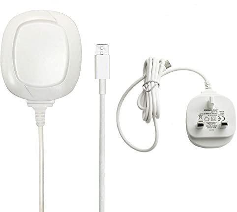 KP TECHNOLOGY 2A Charger for Oppo A17 / Oppo A15 - Micro USB 3 Pin Mains Wall Charger Adapter (WHITE)