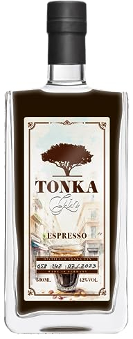 Tonka Gin | Tonka Espresso | Mit Noten von süßer Vanille und herben Espresso | 42% vol. | 500ml