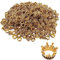 Spldsun 150 Stück Kleine Goldene Kronen, Mini Kronen Deko, Kronen Anhänger, für Herstellung von DIY-Schmuck und Accessoires (Gold mit Schwarz)
