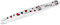 TWEEZERMAN Disney's Mickey Mouse & Minnie Mouse Forever In Love Pinzette schräg