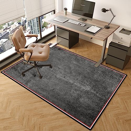 TOYOCC Unterlage Schreibtischstuhl 140 x 180 cm Bodenschutzmatte Bürostuhl Teppich Unterlage-Kratzfest für Parkett und Hartböden Bürostuhl Unterlage für Stühle Anti-Silp Gaming Teppich Stuhlunterlage