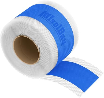 Isolbau Dichtband P2 Blau - 20 m Abdichtband Wasserdichtes Dichtungsband für Sanitär, Dusche, Bad, Fliesen, Balkon und Terrasse, Abdichtung für Innen- & Außenbereich Isolierung - 120 mm