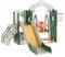 Toboganes Independientes para Bebés y Juegos de Columpios para Niños Pequeños Escaladores de Columpios Juegos de Parques Interiores Exteriores Toboganes Equipos de Diversión Centro (Tower Green)
