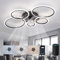 ycwdcz Ceiling Fans with Lights Compatible with Alexa and Google Assistant, Ring Ceiling Fans with Lamps Dimmable, 6 Speed, Quiet Reversible DC Motor, Led Fanlight for Bedroom, Living Room, Lounge
