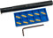 ASZLBYM 5/8 Outils de rainurage, Outil d'outils de Tournage Outil de Coupe de Rainure MGIVR2016-1.5 et 11 pièces MGMN150, 1.5mm CNC Lame de coupe en carbure.
