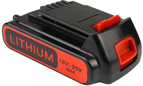 EOHJAR BL1518-XJ Batterie de Rechange pour Black Decker 18 V BL2018-XJ BL1518-XJ LB20 LBX20 LBXR2020-OPE LBXR20B-2 LB2X4020 LST220