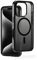 Hama Handyhülle Extreme Protect für iPhone 16 Pro und MagSafe (D3O Bumper, stoßfest, sturzsicher, bruchsicher, magnetisches Case für induktives Laden, Farbverlauf) schwarz
