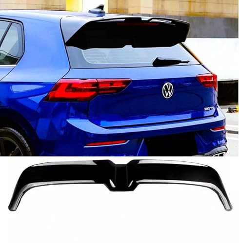 For Auto Perfectionists UK Rear Roof Spoiler Compatible With VW Golf MK8 R GTD GTI 2019+ OT Style ABS Gloss Black