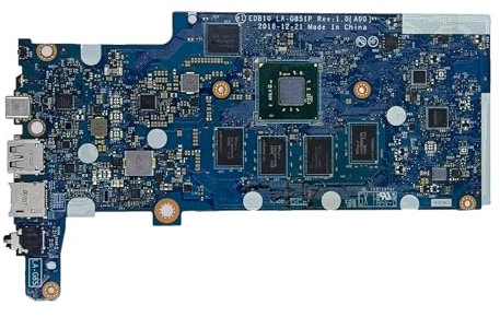 Repuesto para placa base Dell Chromebook 3100 2 en 1 EDB10 LA-G851P Mainboard N4000 Procesador 4GB RAM 32GB Almacenamiento 0FNMF1 FNMF1