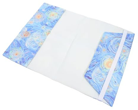 Angoily Buchhülle Cover Soft Fabric Book Protector Planer Buch Cover Für Notebooks Sketchbooks Diaries Buchliebhaber Zubehör A4