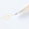 MUJI 無印良品 Gelschreiber, glatt, einziehbar, 3 Stück, Gelb, 0,5 mm