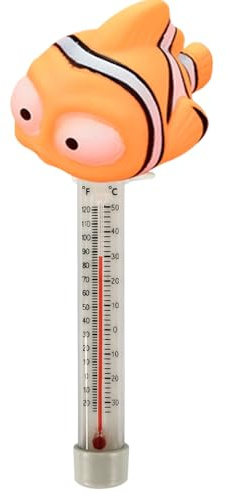 Bohany Schwimmender Temperatursensor für Pool, Wassertemperatursensor für den Außenbereich – einfaches Ablesen für Spa, Pool, Aquarium und See