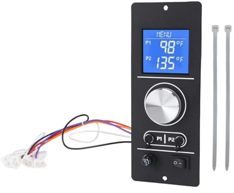 TOPINCN Austausch von Grill -Bedienfeld, PID -Pellet -Ofen -Controller, Digitales Thermostat -Regler -Panel, Pellet Grill BBQ Digitale Temperaturregelplatine für SGXS DLX XT