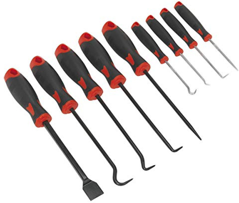 SEALEY ak5209 Schaber & Haken Set 9pc