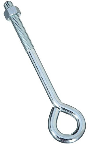 National Hardware Stanley N347-682 2160BC Eye Bolt Zinc Plated, 5/8 x 10, 1 Count (Pack of 1)