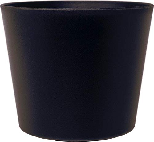 Leni Übertopf Flori 19 Ø 20 cm x 18 cm Schwarz