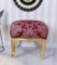 Hocker Barock Fussbank Rot Füssbänkchen Fußschemel Schemel Antik cat689a05 Palazzo Exklusiv