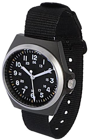 Mil-Tec Unisex – Erwachsene US-Style Uhr, Schwarz, Einheitsgröße