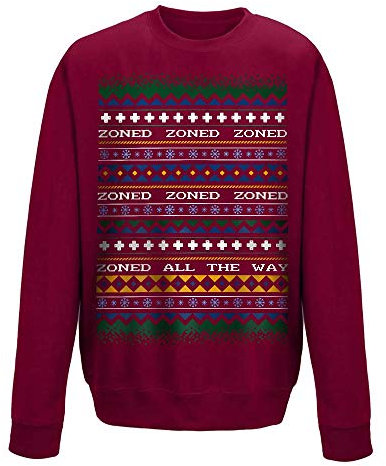 TheKedosZone - Zoned - Christmas Sweater Offizielles YouTube Merchandise | in Schwarz aus Baumwolle, Größe:M