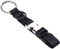 Wisdompro Add a Bag Luggage Strap Jacket Gripper Holder, Carry Clip Strap with D-Buckle, Travel Coat Clip for Bag, Heavy Duty Baggage Suitcase Belt - Black