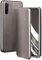 ONEFLOW Business Case für Samsung Galaxy Note 10 Handyhülle klappbar mit Standfunktion, Klapphülle Flipcase Cover Dünn, PU Leder Hülle mit Kartenfach, 360 Grad Schutzhülle, Taupe