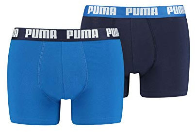 PUMA 2 er Pack Boxer Boxershorts Men Herren Unterhose Pant Unterwäsche, Farbe:420 - True Blue, Bekleidungsgröße:XXL