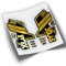 Stickers Fourche Fox 32 Performance Step Cast 2021 Couleurs WP407 Chromé Or