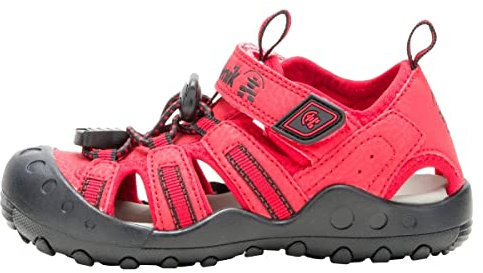 Kamik Unisex Kinder Crab Flache Sandale, Rot, 39 EU
