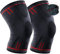 Kuangmi Sport Kniebandage mit Patella Gel Pads Seitenstabilisatoren,Medizinischer Knieschützer für Laufen, Meniskusriss,ACL,Arthritis,Gelenkschmerzlinderung (M, Basic Blue)