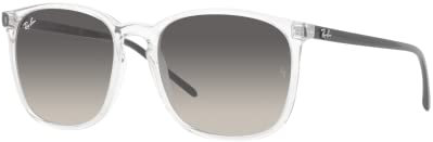 Ray-Ban Herren 0RB4387-647711-56 Sonnenbrille, TRANSPARENT, 56