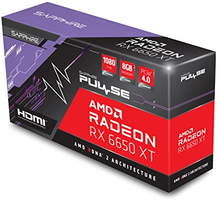 VGA AMD Radeon VII, PCIE16 RX6650XT 8GB GDDR6/PULSE 11319-03-20G SAPPHIRE
