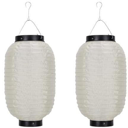 TEPOK 2 STÜCKE 25 cm Japanische Stofflaterne DIY Restaurant Laterne Lampe für Home Party Hanging Lampion Dekoration
