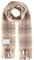 TOM TAILOR Damen 1037727 Cosy Schal mit Karomuster, 33754-bisque, OneSize