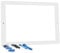 Smatano Apple iPad 3 Digitizer Glas Touchscreen Display mit Homebutton weiß