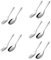 TOYANDONA 5 Sets Stainless Steel Spoon Fork Stainless Steel Infant Spoon Baby Feeding Fork Espresso Spoons Honey Spoons Baby Training Utensils Self Toddler Children's Fork Household