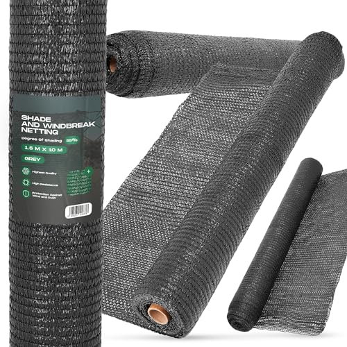 Instalguru Brise Vue Occultant (1,5 m x 10 m 55% | Gris)