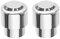 Be In Your Mind 2 Stück Kunststoff Gitarre Barrel Switch Tip 3 Wege Pickup Wahlschalter Knopf Gitarre Schalter Knopf Passt Kreuz Innendurchmesser für US/Import Tele Telecaster Chrom