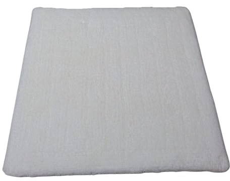 Clarissa Badteppich Badematte Cotton Soft Weiß ca.60 x 60 cm