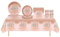 69pcs Rose Gold 40th Birthday Decorations,Happy 40th Birthday Tablecloth,Paper Plates,Napkins Serviettes and Cups Sets for 40th Birthday Table Decorations for Women,Men,Him,Her 40th Birthday Gifts