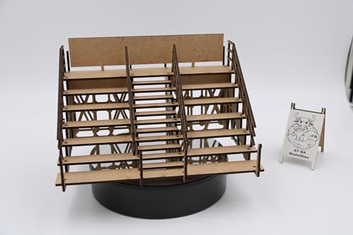 AT-BA Modellbau 220005 Slotcar-Tribüne kurz