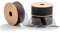 MORSUNBELA Geschenkband Schwarz,Organzaband,25 mm X 9 m,Schleifenband Breit Dekoband Seidenband,Schwarze