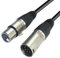 Socoje 7 Pin XLR Connector Cable, 3 Meter Black XLR Male to Female Mic Audio Cord, Tube Mic Cable for Microphone and AudioStudio Recording, Mixers, Amplification & Speakers