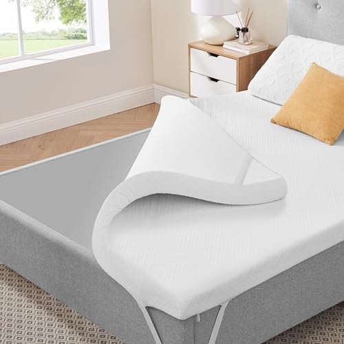 Matratzen Topper 140x200cm, 6 cm Höhe Matratzentopper, Öko-TEX® Zertifiziert, aus Zwei Härtegrade H2&H3 Gel Memory Foam, Abnehmbaren und Waschbaren Bezug, Geeignet für Boxspringbett, Schlafsofas