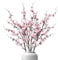 Betylifoy 4 Stück Künstliche Pflaumenblüte Kunstblume Zweige 97cm Lang Künstliche Blumen Pflaumenblütenzweige Kunstpflanze für Zuhause Tisch Hochzeits Büro Dekoration (Rosa)