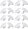 Deshionew 8 Sets Replacement Rivets, Clogs Shoe Strap Repair Fastener Button, Rivets for Beach Shoes (16mm), White, 16 mm / 0.63 in