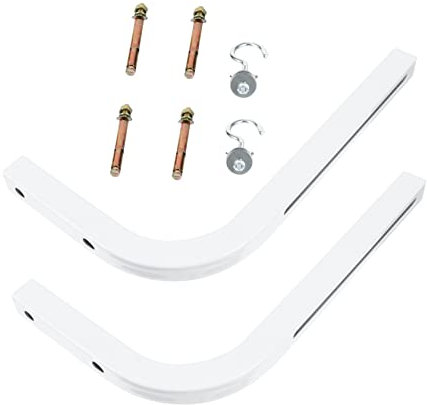 Toyvian Projector Screen Brackets Wall L-shape Bracket Mount for Hanging Projector Screen