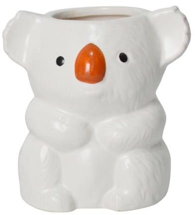 OFFSCH Pot De Fleurs Koala en Céramique Conteneur De Jardinage Polyvalent pour La Décoration Intérieure