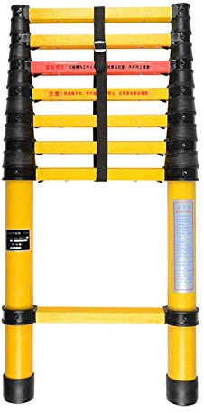 Scale Telescopiche Scale Retrattili Non Conduttive per Soffitte Esterne Potente Scala Estensione per Protezione Dita/300cm/9.8Ft Comoda (Colore: 3.5m/11.5ft)