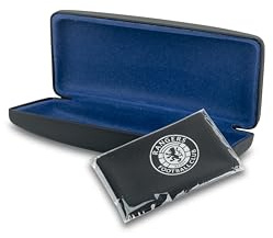 Sporting Profiles Official Glasgow Rangers FC Glasses Case with Cleaning Cloth Gift Boxed Eyewear Holder