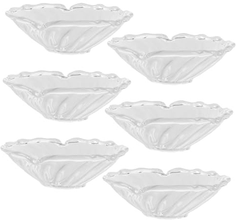 VALICLUD 6stücke Glas Wachsfänger Für Stabkerzen Geriffelter Tropffänger Durchsichtiger Halter Zum Schutz Vor Wachstropfen Passt Kerzenständer